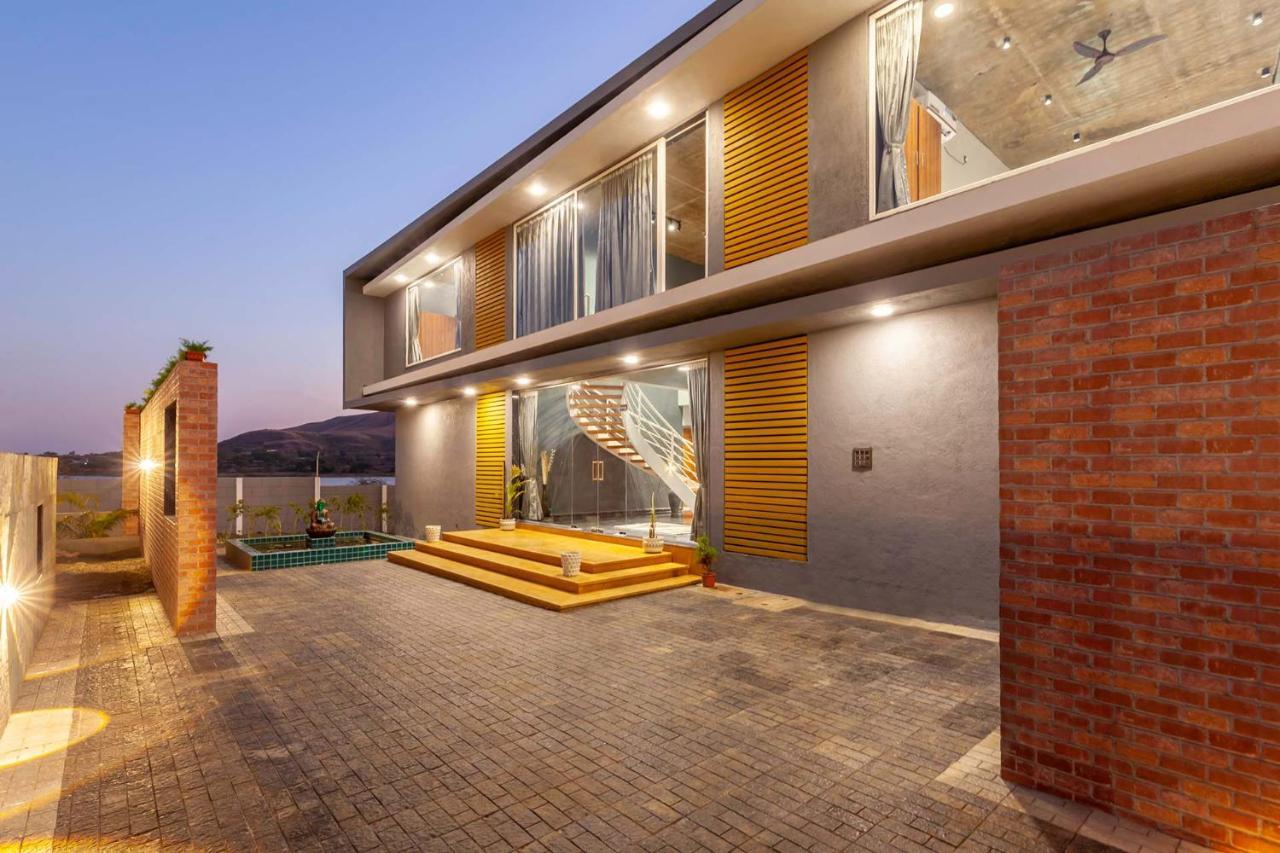 Stayvista'S Bellisimo Panorama - Lakeside Oasis With Infinity Pool, Modern Interiors, Open-To-Sky Bathtub, And Lush Green Lawn Nashik Luaran gambar